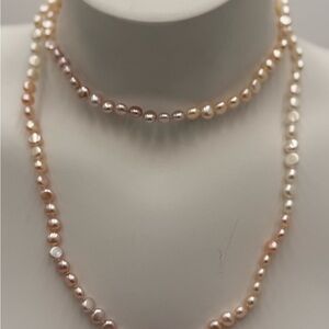 Elegant Fresh Water Pearl Necklace Set
